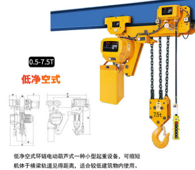 低凈空電動葫蘆為何能夠實現側面運行